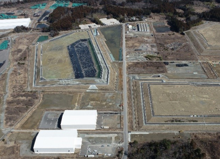 福島県内中間貯蔵事業の土壌貯蔵施設（大熊2工区）（大熊4工区）