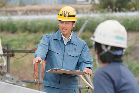 現場打ち合わせ